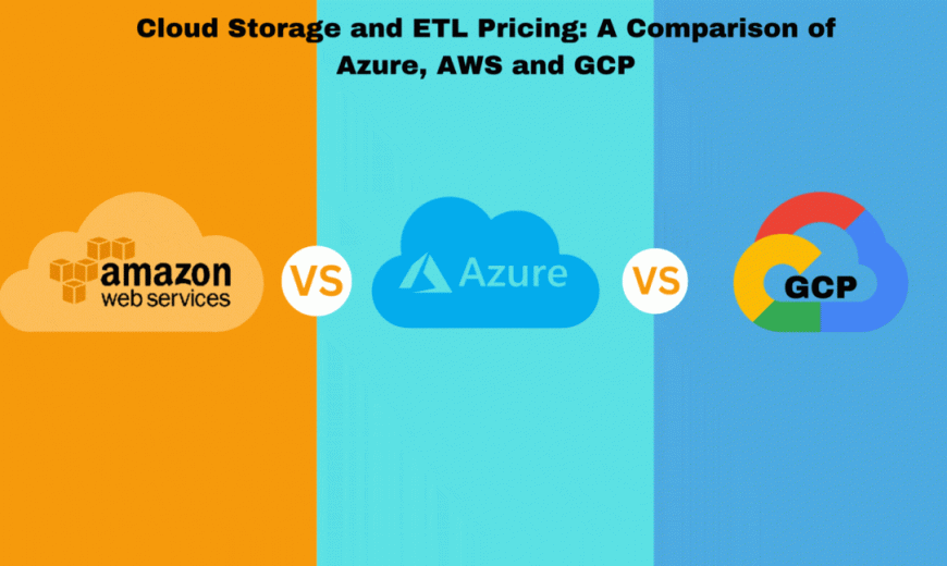 Cloud Storage and ETL Pricing: A Comparison of Azure, AWS and GCP